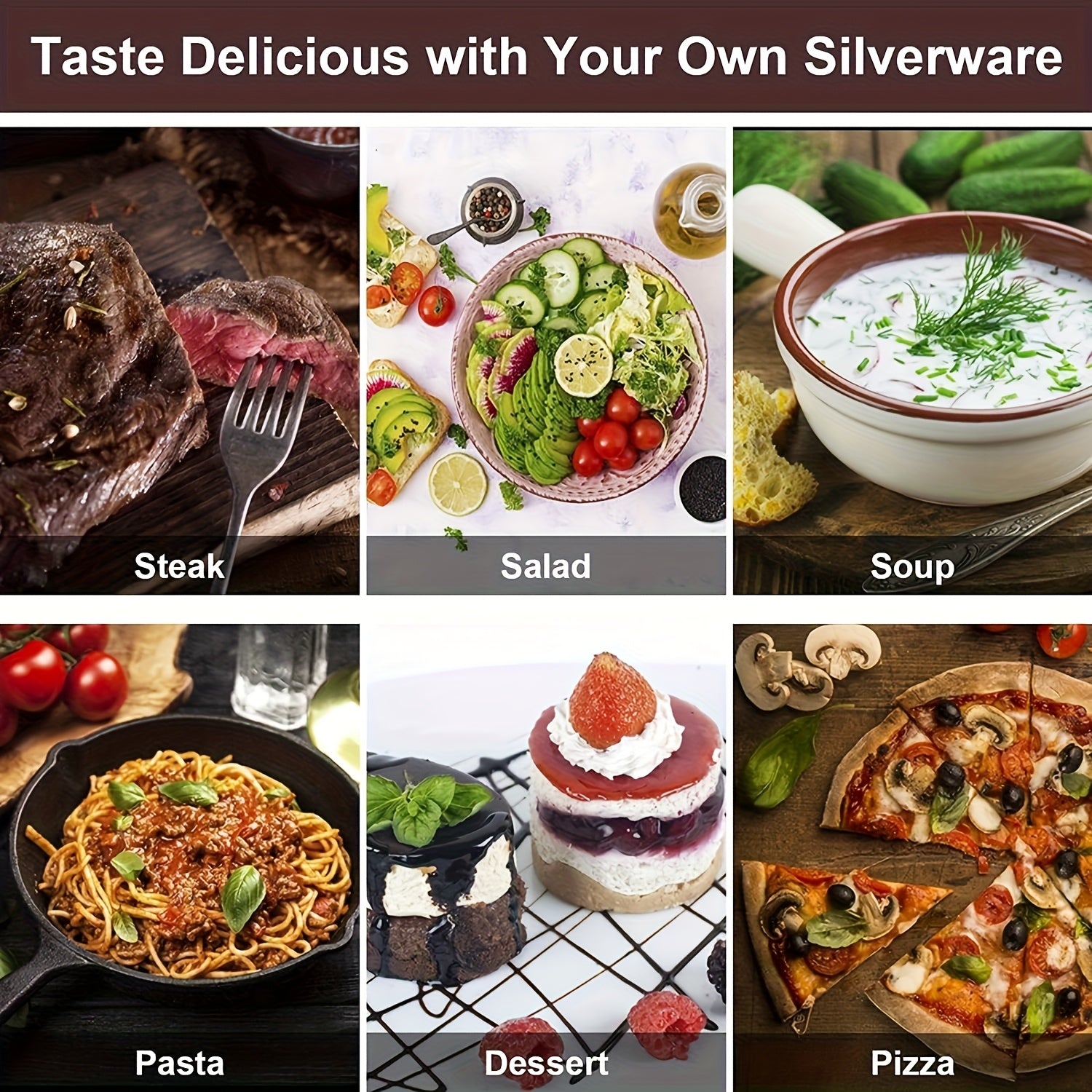 4pcs Customized Text, Engraved 3pcs Stainless Steel Cutlery Set, Portable Knife Fork Spoon and Box, Silvery/Black, Essential for Couples, Travel, Camping, Office, School Restaurant Lunch Box, Christmas Gift