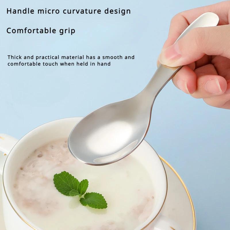 2pcs 1 Set Portable Spoon Fork Tableware Outdoor Camping Stainless Steel Cutlery Set for Hiking Outdoor Camp Cooking Supplies